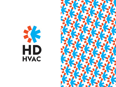 HD HVAC air conditioning branding cold graphic design heating hot hvac identity logo ventilation
