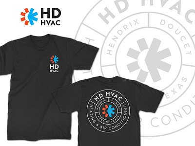 HD HVAC air conditioning branding cold graphic design heating hot hvac identity logo logo mark