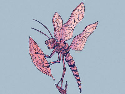 Inktober day 26: Remove art cartoon character character design design drawing firefly illustration inktober insect leaf remove wasp