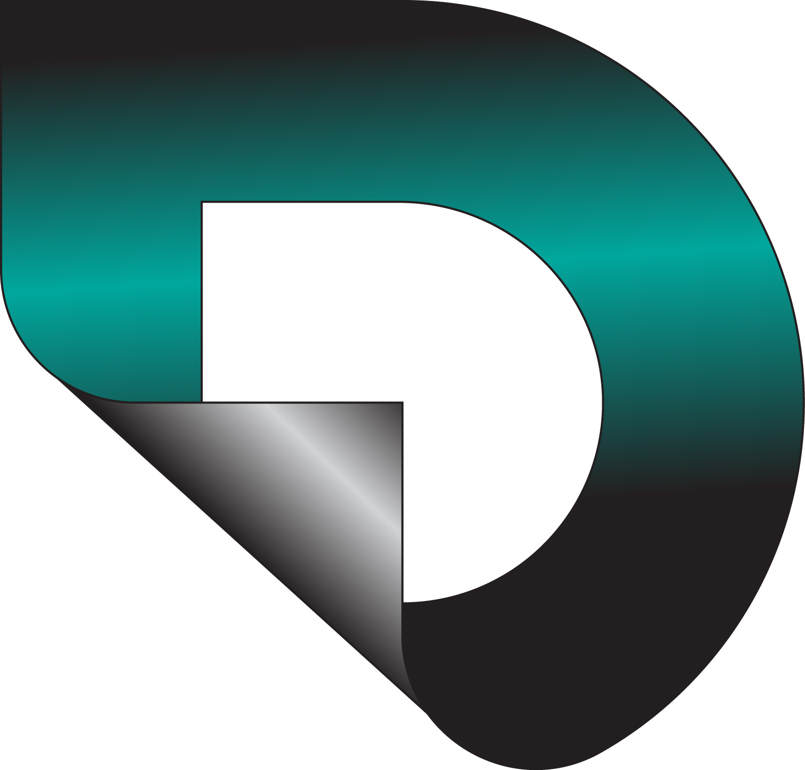 Modern D logo adobe illustrator illustrator logo logodesign