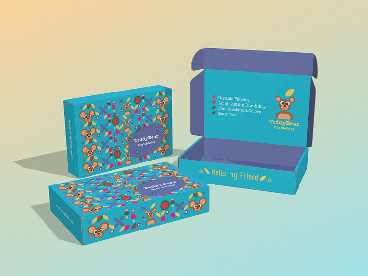 Clothing Packaging Box by Veronika Savenko on Dribbble