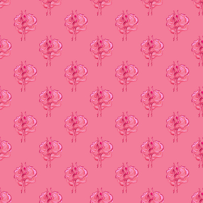 Dancer art color dancer design digital art girlsart illustration pattern pink procreate repeat pattern