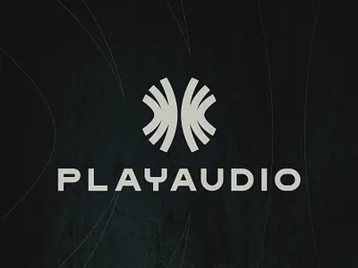 Playaudio logo branding design doppler doppler effect icon illustration logo mark mixing music sound sound waves