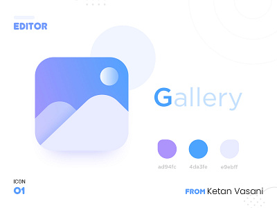 Gallery logo animation app banner branding gallery gallery logo graphic design icon ketan vasani logo ui