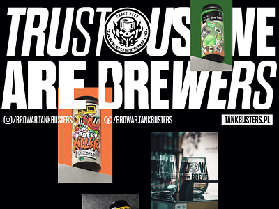Tankbusters 3d animation beer beer label branding graphic design logo
