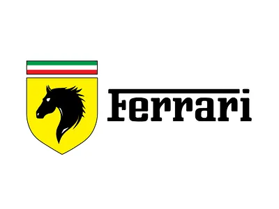 FERARRI REBRAND brand branding ferrari logo graphic design horse logo logo logo design logo icon logo tipo logo type minimal minimal logo modern modern logo typography