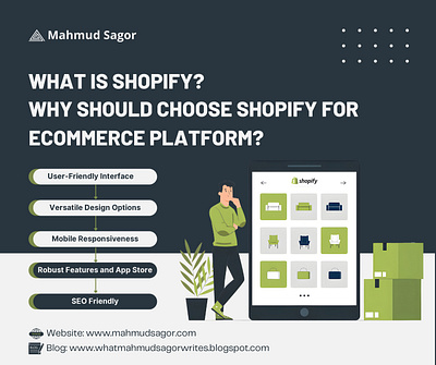 What is Shopify? Why Should Choose Shopify? ecommerce mahmud sagor online business seo shopify