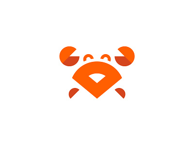 Moodcrab - Logo Design animal branding crab creature freelance logo design freelance logo designer identity logo logo design logo designer mark minimal mood sea simple smile