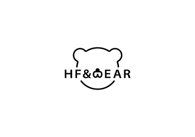 HF&BEAR design logo logo design logodesign type