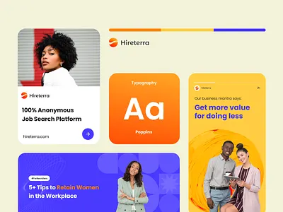 Hireterra branding banner branding color graphic design logo marketing ui web