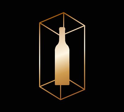 Wine 3d alcool bottle brand branding creative design designer graphic design identity illustrator logo vector wine