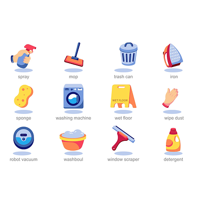 Clean vibes 2d animation cleaning declutter design dustfree flat fresh home housekeeping icons illustration motion organization tidy
