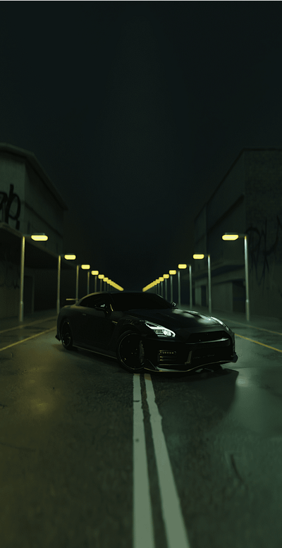 ABODENED GTR 3d animation design graphic design render