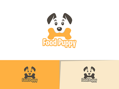 Food Puppy Logo branding design graphic design icon illustration logo logo design logotype vector