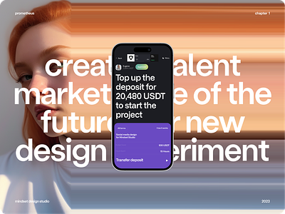 Deposit setup for a project on the freelance marketplace 3d ai branding design graphic design illustration ui ux web web3