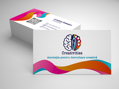 Creativities Business Card branding business card colors creative design graphic design logo ngo