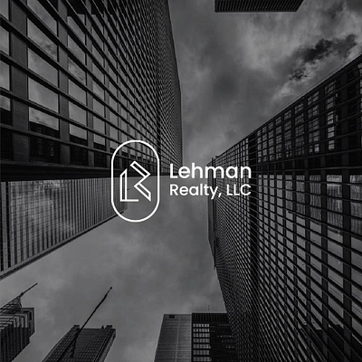 Lehman Realty branding colordesk creative agency creative logo logo design minimal logo modern logo realestate logo