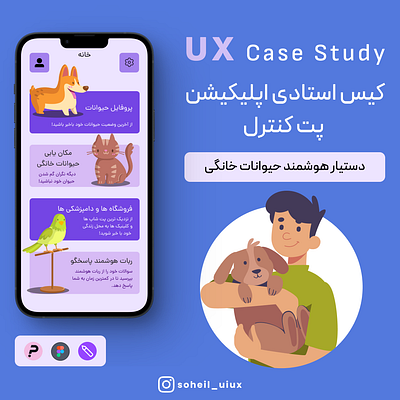 UX Case Study / Smart pets assistant program / Pet Control!