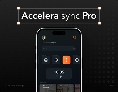 Accelera sync PRO - mobile app app design figma graphic design mobile ui uidesign ux