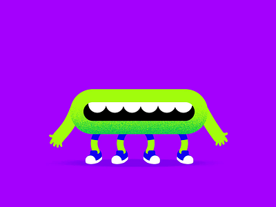 CANAL+ KIDS /// REPETOR animation eyes gif loop monster multi repeat