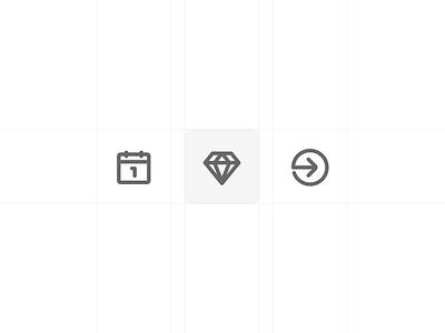 Pricing Icons 24px arrow calendar diamond icons outline