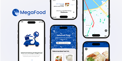 MegaFood for Customer - Food Delivery Mobile App desain app food delivery mobile app ui ux