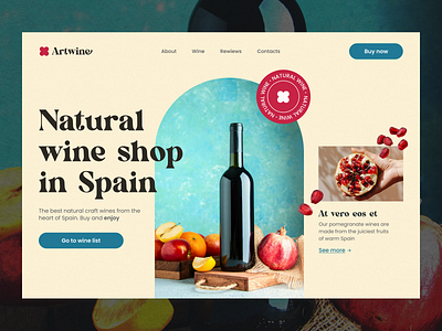 🍷 E-commerce Platform for Winery Business | Hyperactive brand guidelines branding commercial design design studio e commerce hero section hyperactive interfaces online shop product design startup typography ui ux web design winery