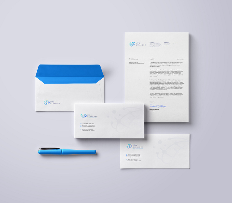 Stationery Design by Anosha Ali on Dribbble