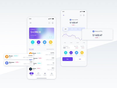 Crypto wallet app app crypto ui