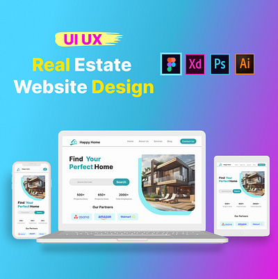 Real Estate Website UI/UX Design 3d mockups design android app app design app development best realestate ecommerce design figma uiux design home website design ios app mockup design prototyping real estate website responsive uiux responsive website design user experience user interface website design website development website ui design wireframes