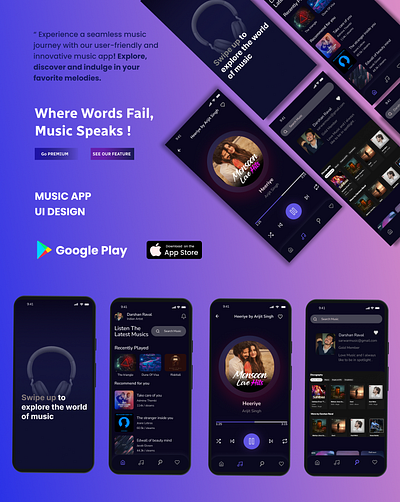 🎶 " Your Gateway to Musical Bliss" 🎵 branding graphic design ui