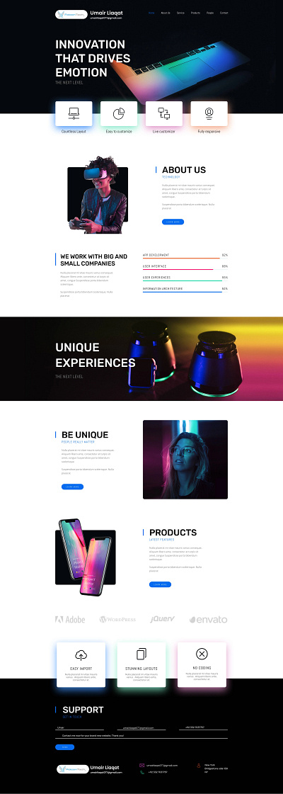 No-Code Website Design for Modern Innovators 🌐 digitaldesign dribbbleshowcase modernweb responsiveweb techinnovation uidesign uxdesign webdesign