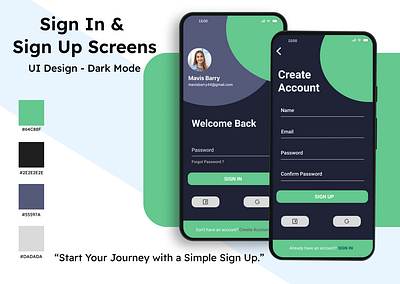 🚀 Sign In - " Crafting the Android Elegance" branding ui