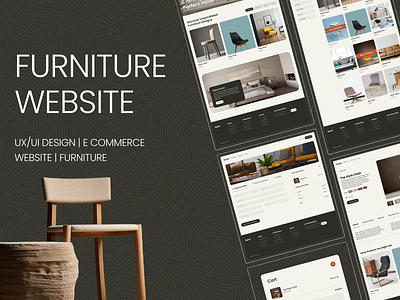 Furniture Store | E-commerce | UI/UX Design e commerce furniture ui uiux user experience user interface webdesign