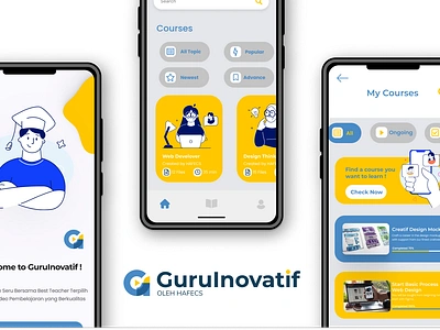 Guru Inovatif by Hafecs online Course Mobile desain mobile app ui ux