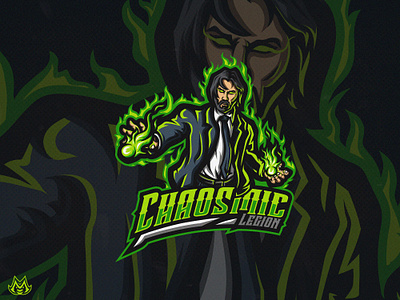 Chaosmic Legion 3d animation art artwork branding design esports graphic design illustration logo mascot motion graphics occult sport vector