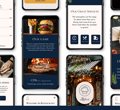 Website Family Restaurant branding design figma graphic design illustration landing page logo mobile prototyping typography ui website wireframe