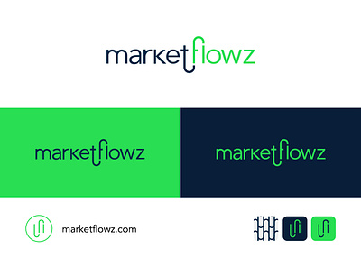 MarketFlowz | Development of strategic marketing plans 2024 app brand charts develop flow graphic design green logotype marketing uxui