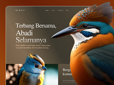 Birdy - Community Website inspiration ui uiux web design