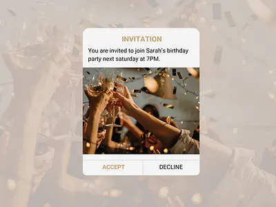 Daily UI 078 – Invitation dailyui dailyui078 dailyuichallenge design graphic design invitation ui