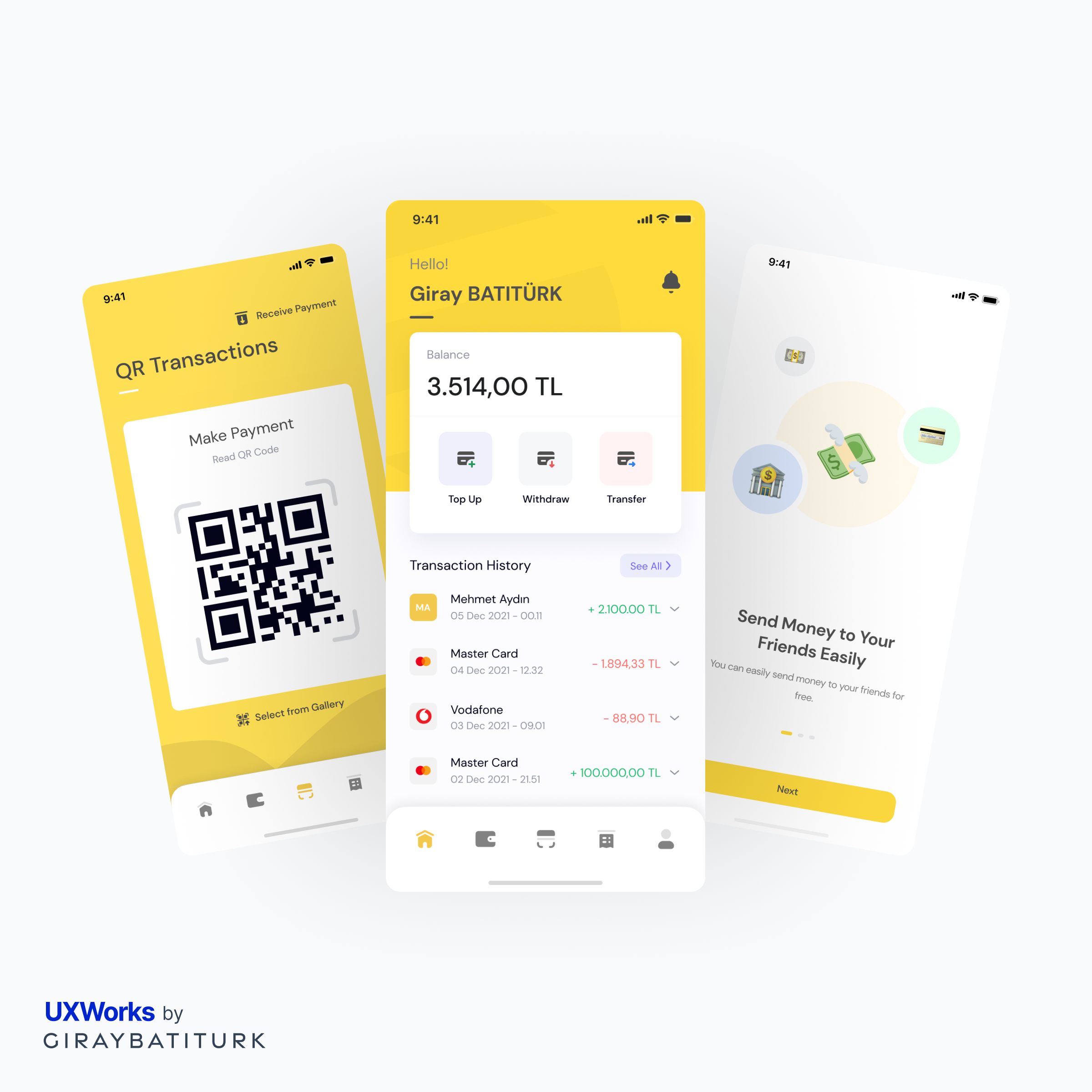 Fintech App Design app finance fintech mobile ui