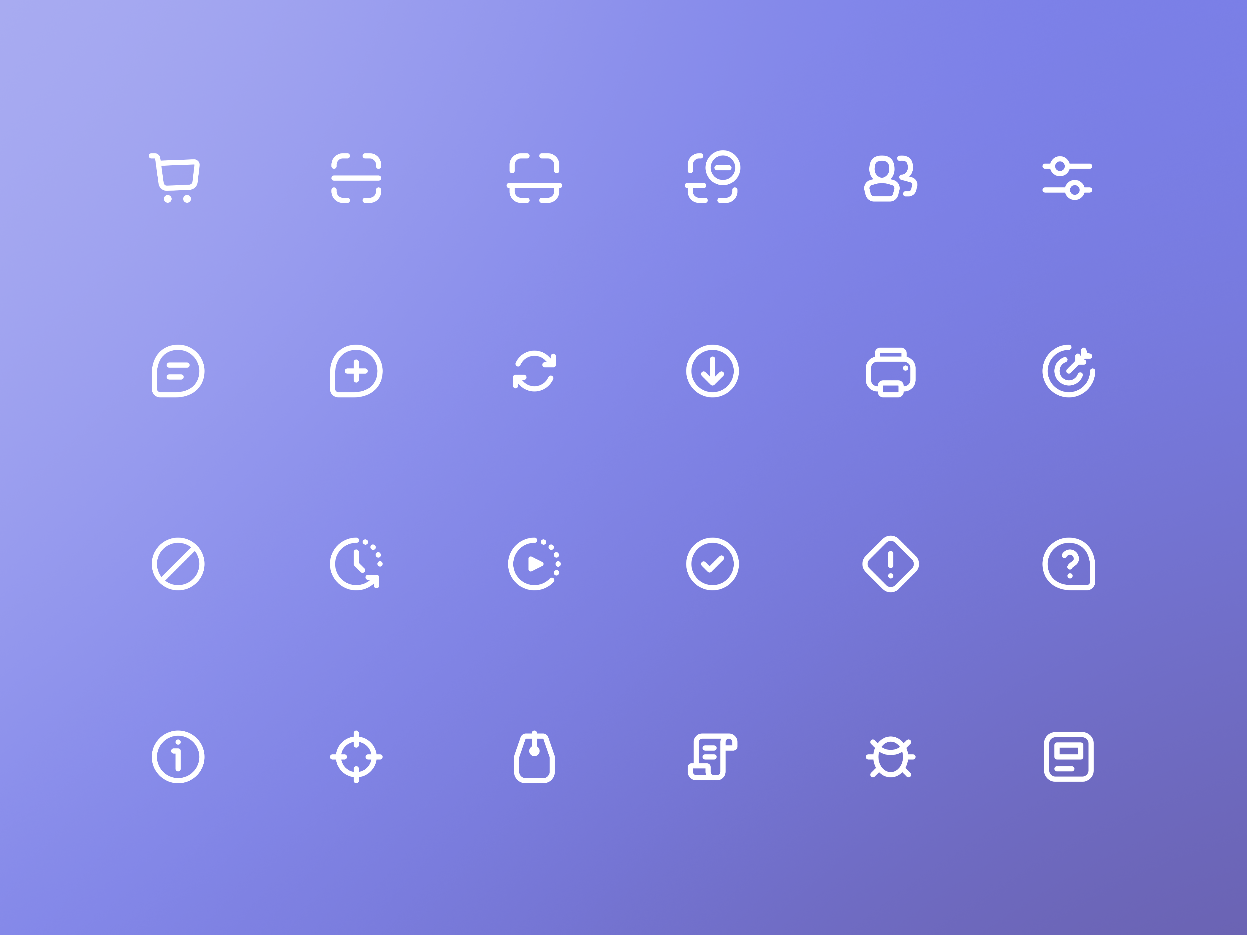 Videoly — Product icons — Pt. 3 app brand clean design design system digital figma icon icon set illustration interface minimal product product design ui ux vector web web design website