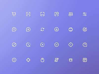 Videoly — Product icons — Pt. 3 app brand clean design design system digital figma icon icon set illustration interface minimal product product design ui ux vector web web design website