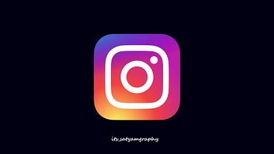 Instagram logo animation 3d animation branding design graphic graphic design illustration instagram logo photoshop ui