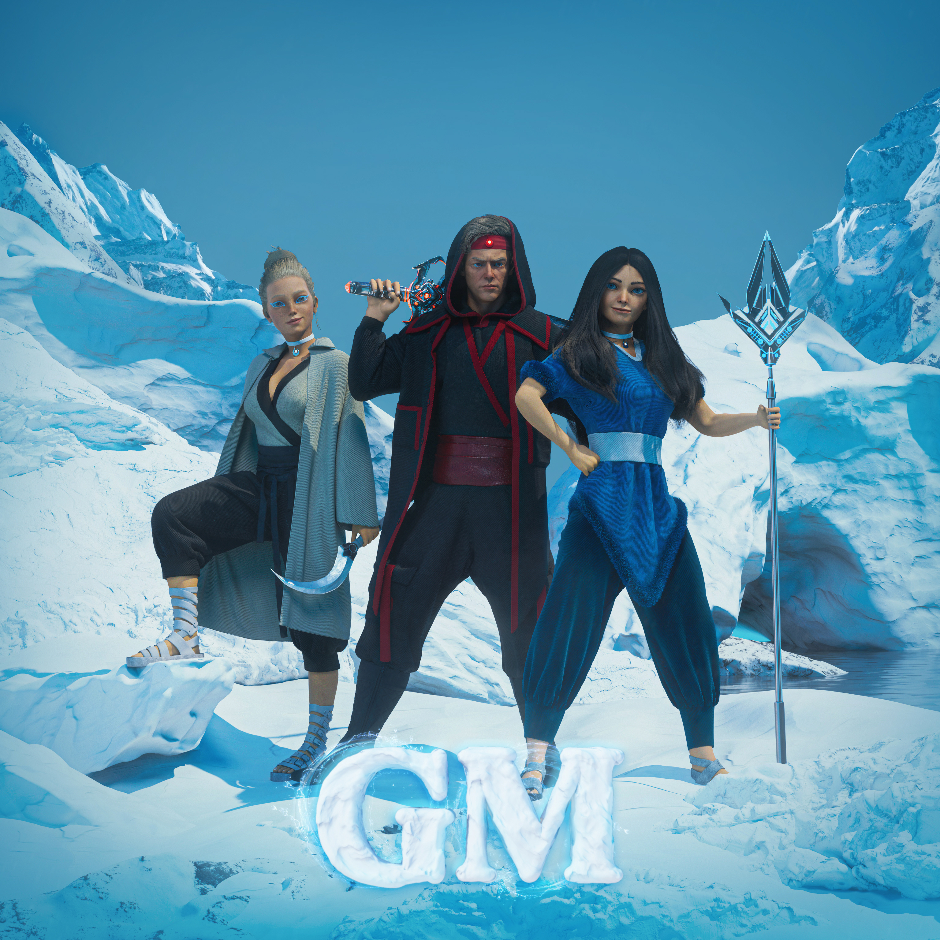 GM/GN from the north 3d 3d modeling animation character design design fantasy illustration zbrush