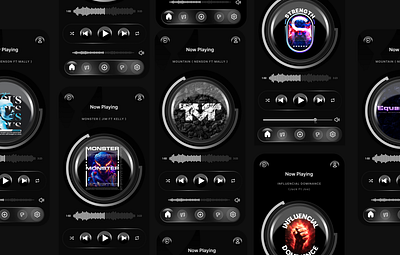 MUSIC APPLICATION branding design graphic design illustration logo motion graphics typography ui ux vector