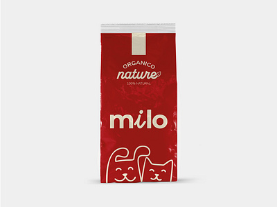 Packaging Design Milo Pet Food branding graphic design logo