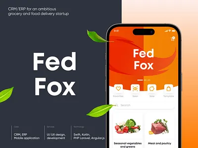 Mobile application for a food delivery startup delivery delivery app delivery mobile app food app food delivery food delivery service food order grocery horeca mobile mobile app mobile design order