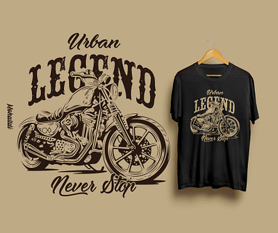 Urban Legend Motorcycle car tshirt