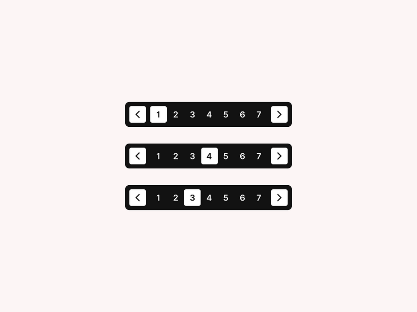 Browse thousands of Pagination images for design inspiration | Dribbble
